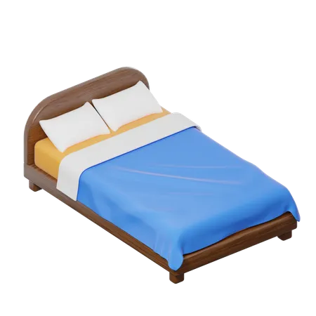 Double Bed  3D Icon