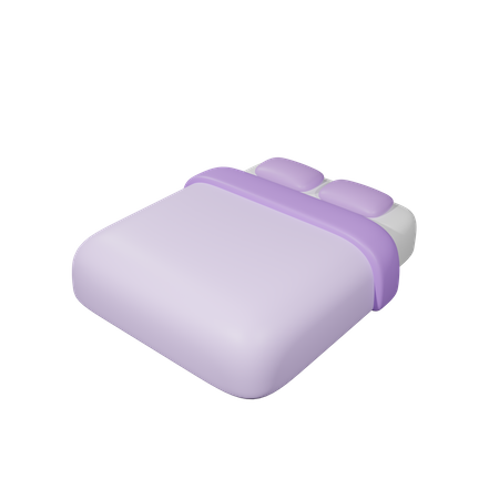 Double bed  3D Icon