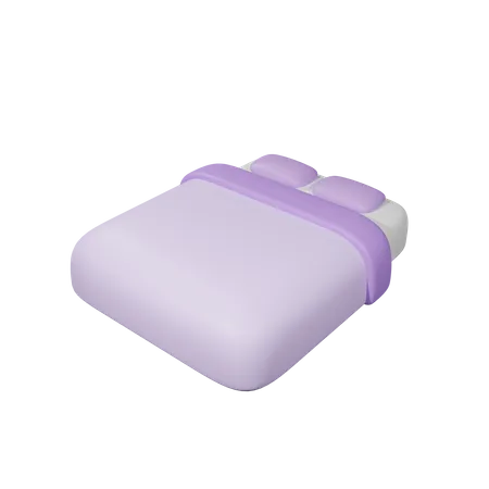 Double bed  3D Icon