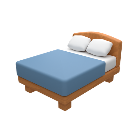 Double Bed  3D Icon