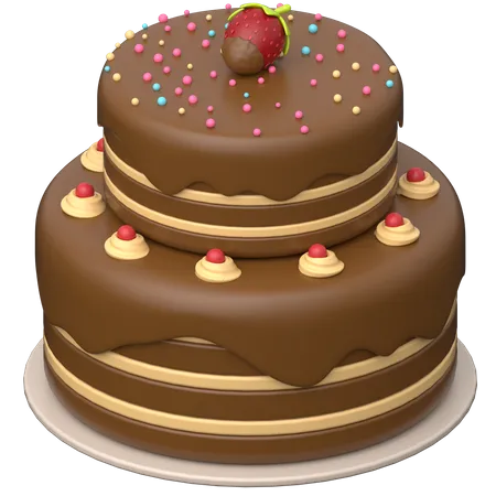 Double Cake  3D Icon