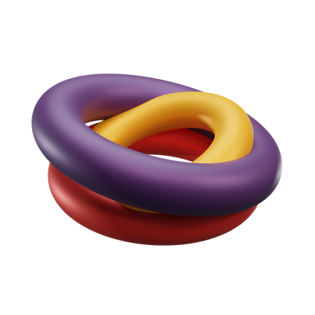 Double cercle  3D Icon