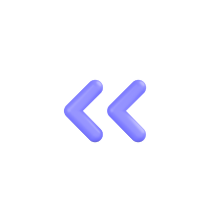 Double-chevron  3D Icon