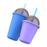 double cup 3d logos