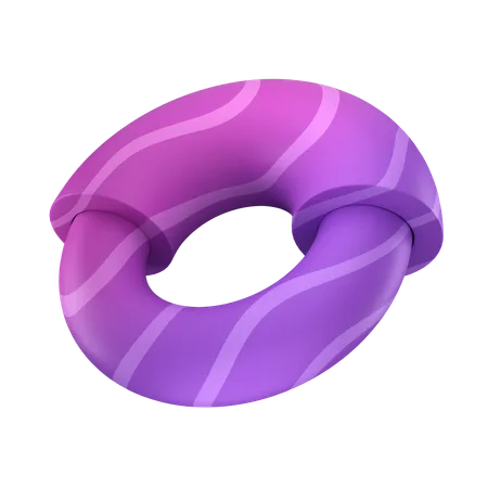 Double Donut  3D Icon