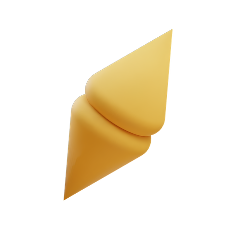 Double Edged Cone  3D Icon