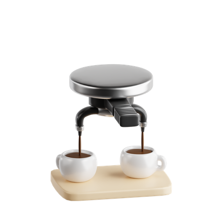 Double Espresso  3D Icon