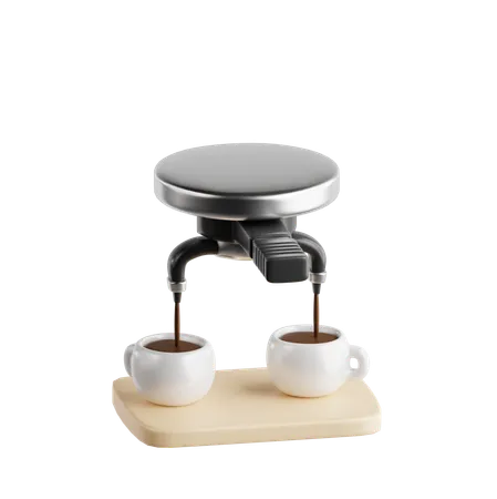 Double Espresso  3D Icon