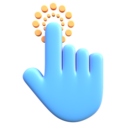 Double Hand Cursor Click  3D Icon