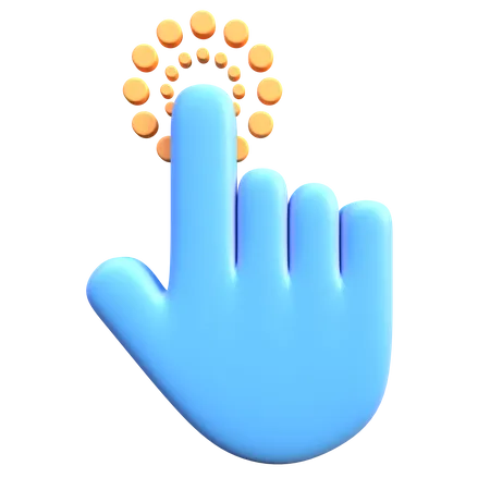 Double Hand Cursor Click  3D Icon