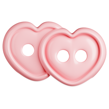 Double Heart Combo  3D Icon
