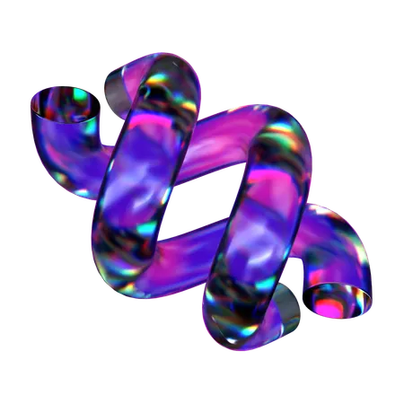 Double hélice  3D Icon