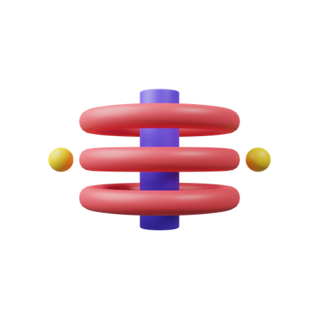 Double hélice  3D Illustration