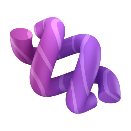 Double Helix  3D Icon