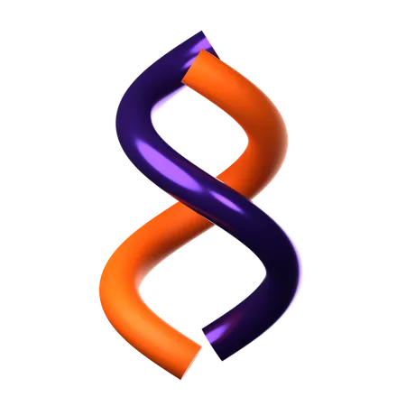 Double Helix  3D Icon