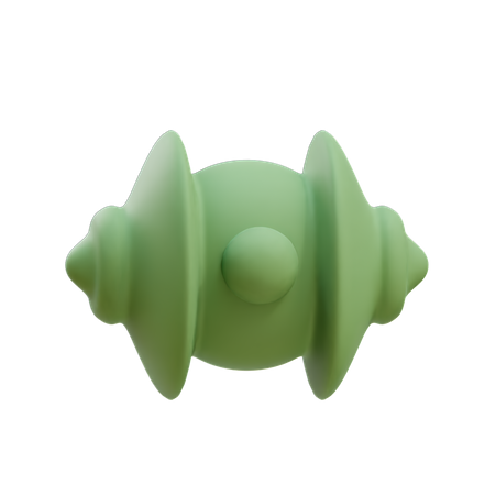 Double horizontal symbol  3D Icon