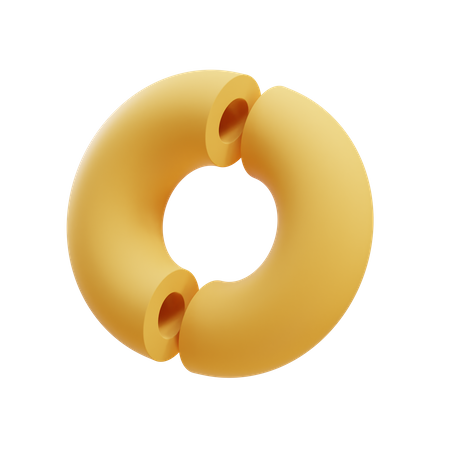 Double Macaroni  3D Icon