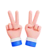 Double Peace Gesture