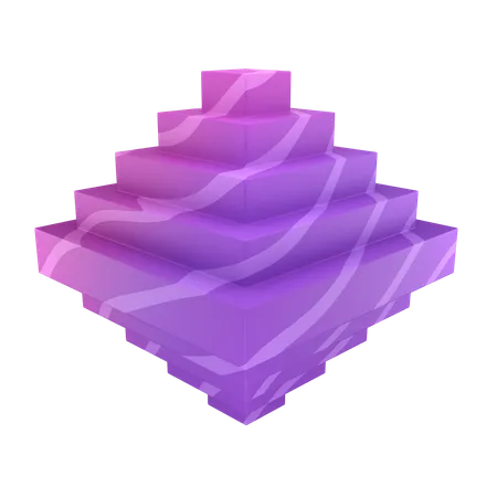 Double Pyramid  3D Icon