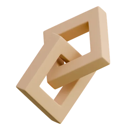 Double Quadrilateral  3D Icon