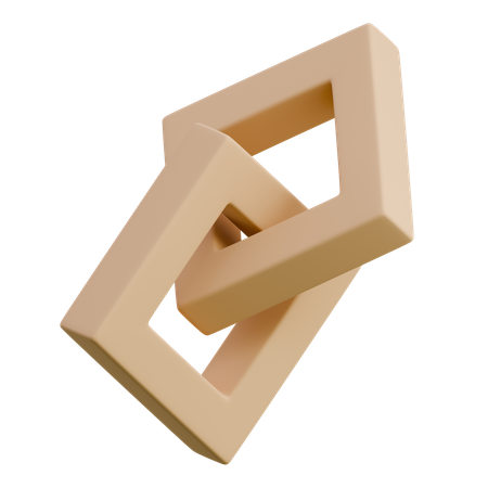 Double quadrilatère  3D Icon