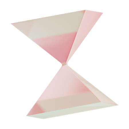Double Reversed Prism  3D Icon