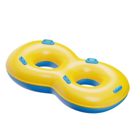 Double Ring Float  3D Icon