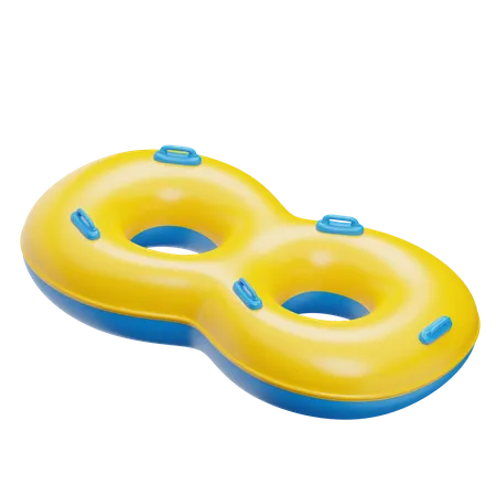 Double Ring Float  3D Icon