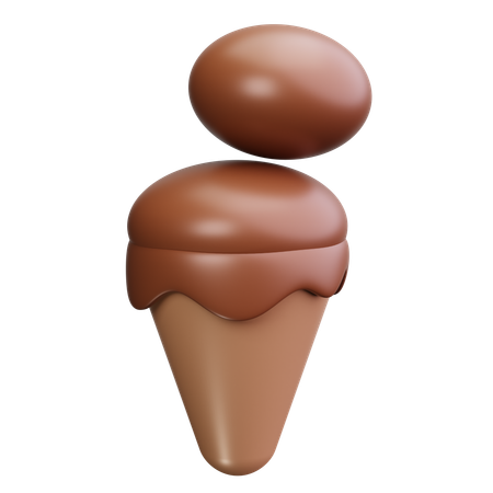 Double Scoop  3D Icon