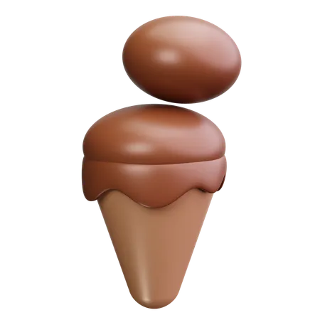 Double Scoop  3D Icon