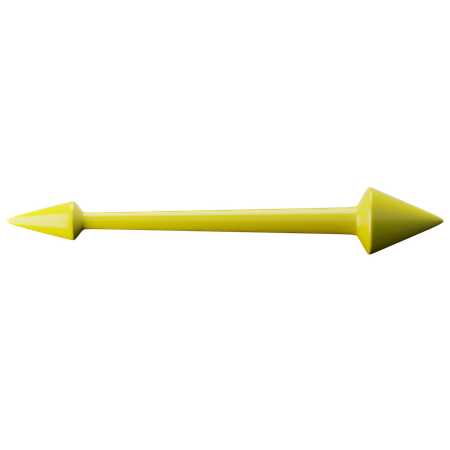 Double Straight Arrow  3D Icon