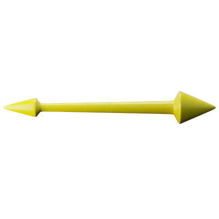 Double Straight Arrow  3D Icon