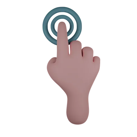 Double Tap Hand Gesture Contains PNG BLEND And OBJ 3D Illustration