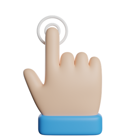 Double Tap Gesture  3D Icon