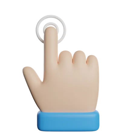 Double Tap Gesture  3D Icon