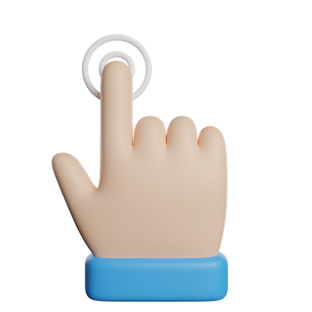 Double Tap Gesture  3D Icon
