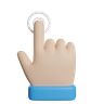 3d double finger tap emoji