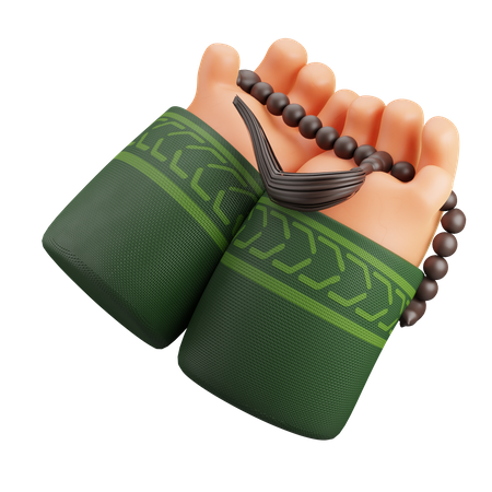 Double Tasbih  3D Icon