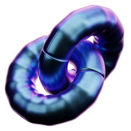 Double Torus Shape  3D Icon