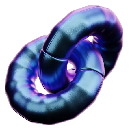 Double Torus Shape  3D Icon