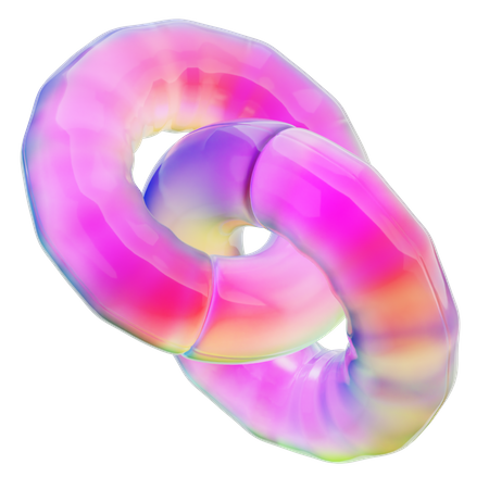 Double Torus Shape  3D Icon