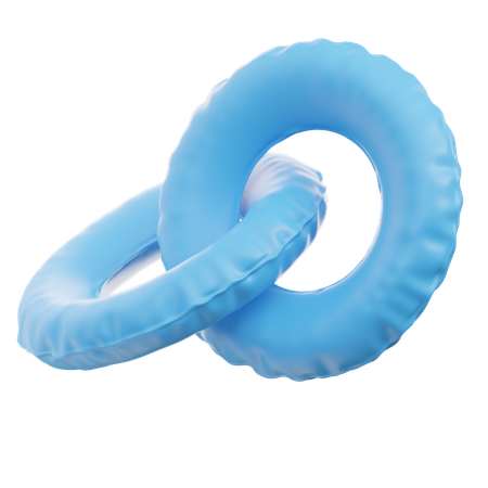 Double Torus Shape  3D Icon