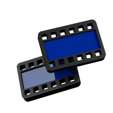 Double Video Tape  3D Icon