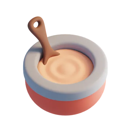 Dough  3D Icon