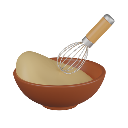 Dough Mixing  3D Icon