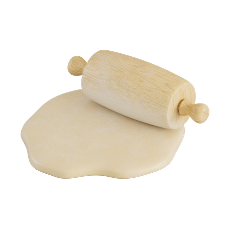 Dough Roller  3D Illustration