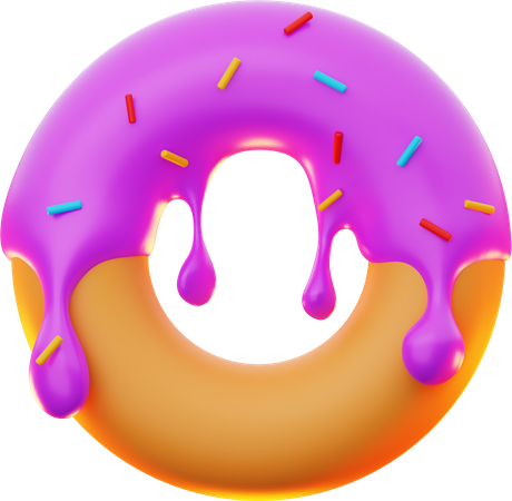 Doughnut  3D Icon