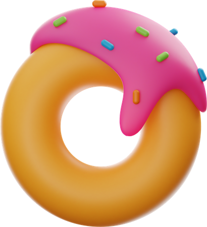 Doughnut  3D Icon