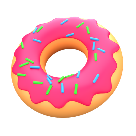 Doughnut  3D Illustration