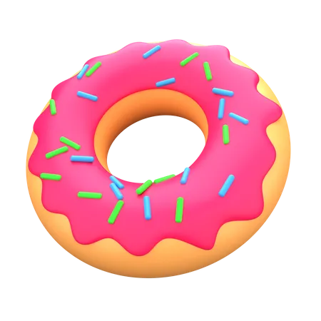 Doughnut 3D Illustration
